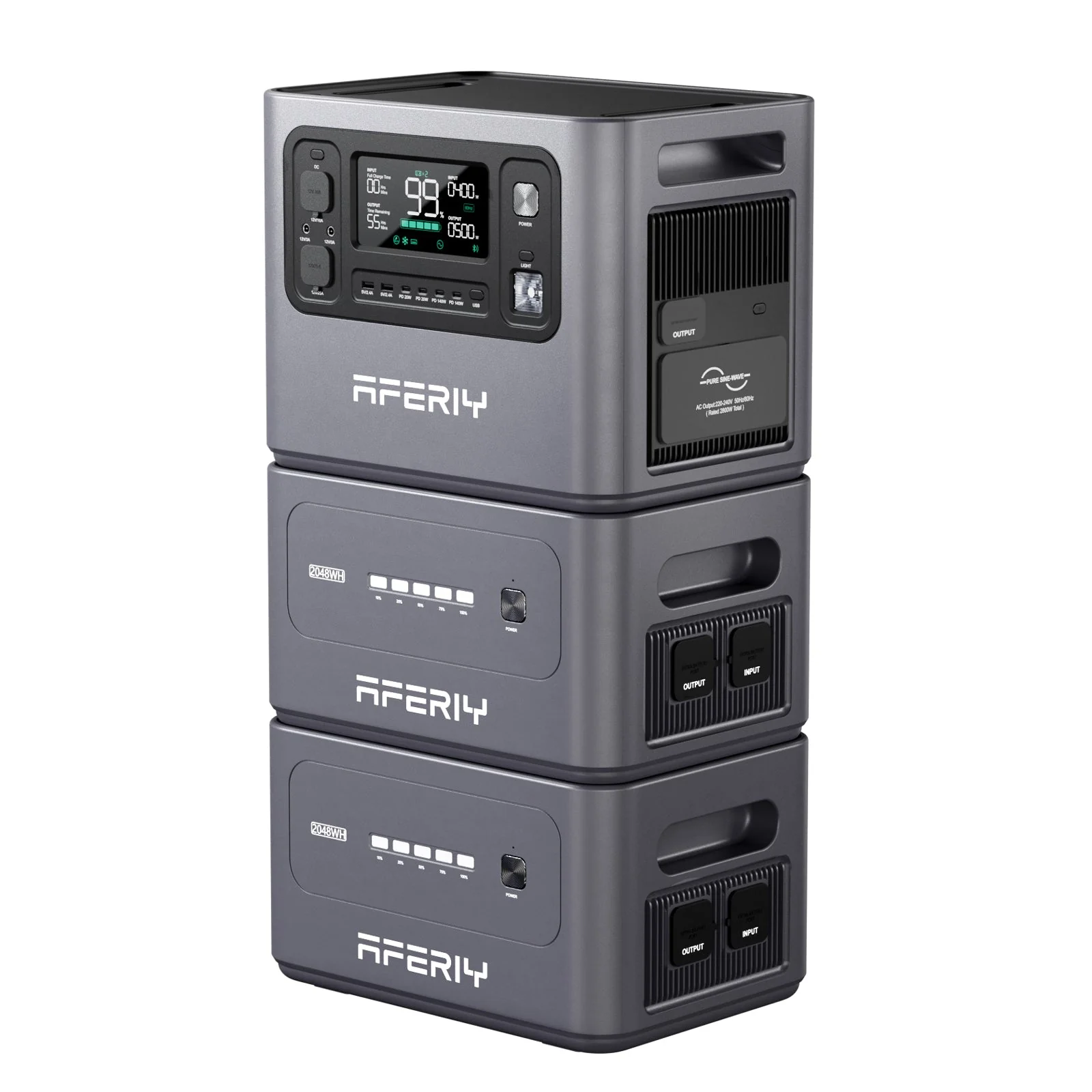 AFERIY P280 Portable Power Station with Expandable Capacity 2800W 2048Wh - Image 10